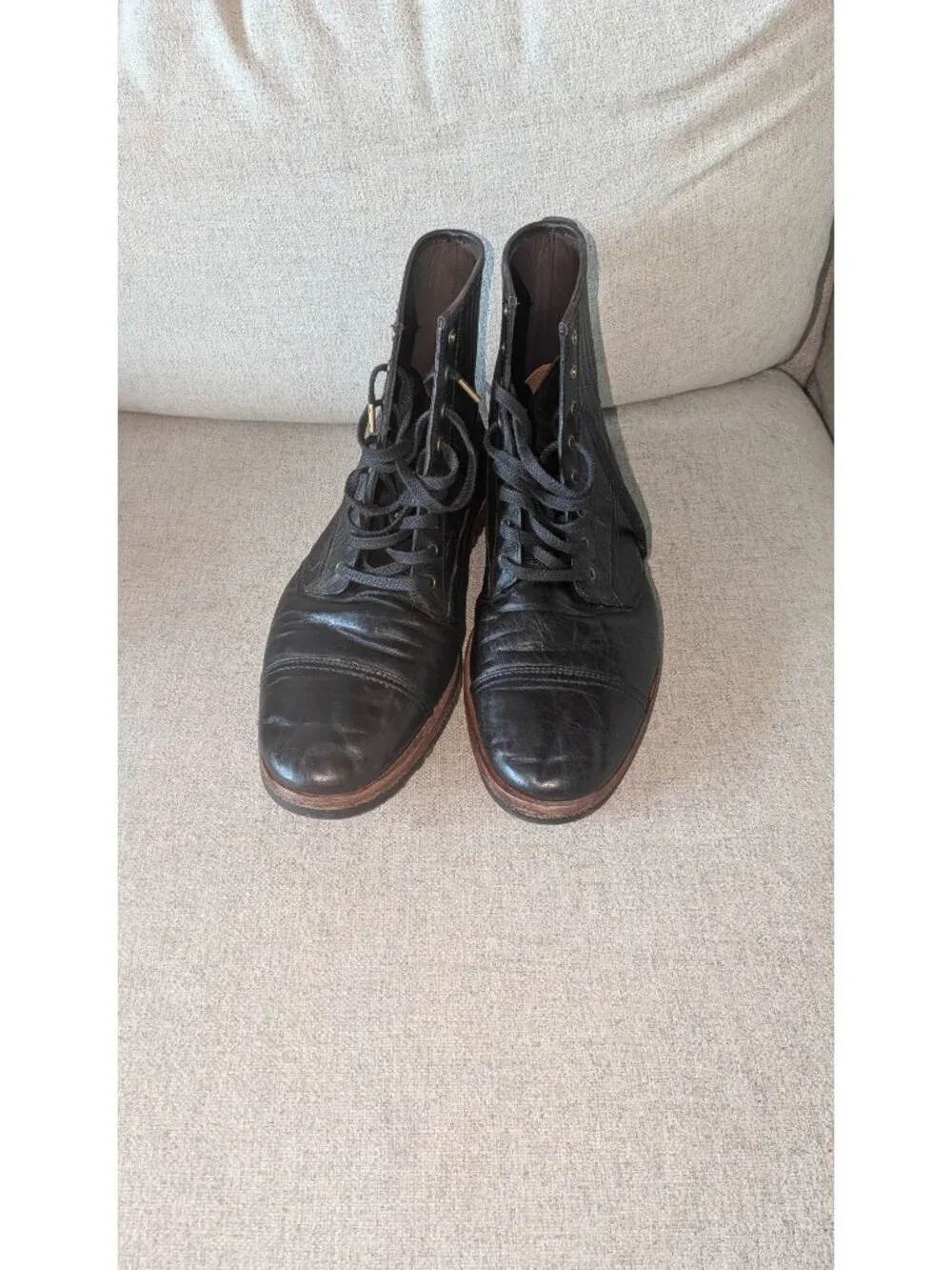 Timberland Boot Company Boots Bardstown Cap toe Boots sz 11 black leather